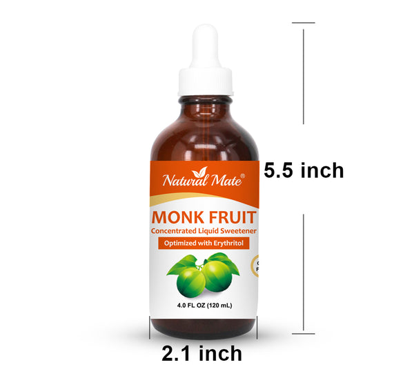 Pure Monk Fruit Liquid Sweetener (4 FL OZ)