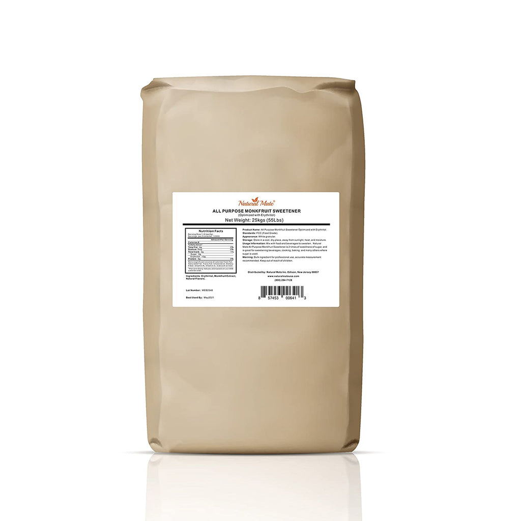 Monk Fruit Classic - All Purpose Erythritol Blend Sweetener | 25 KG/55 LB/Bag (GRANULAR) Monk Fruit Classic - All Purpose Erythritol Blend Sweetener | 25 KG/55 LB/Bag (GRANULAR)