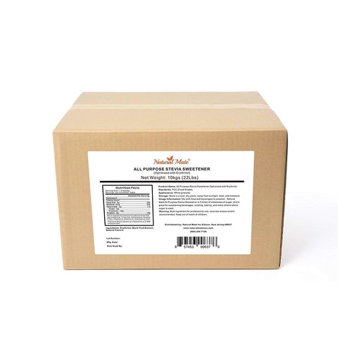 Stevia - All Purpose Erythritol Blend Sweetener | 10 KG or 22 LB/Carton (GRANULAR)
