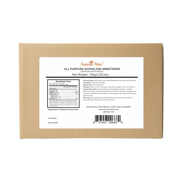 Sucralsoe - All Purpose Erythritol Blend Sweetener | 10 KG or 22 LB/Carton (GRANULAR)