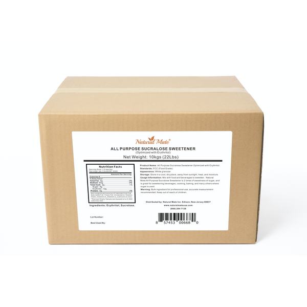 Sucralsoe - All Purpose Erythritol Blend Sweetener | 10 KG or 22 LB/Carton (GRANULAR)