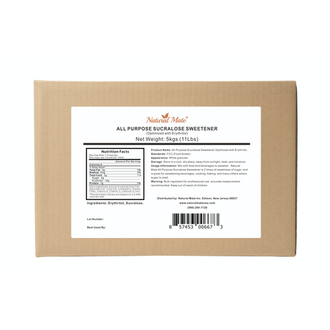 Sucralose - All Purpose Erythritol Blend Sweetener | 5 KG or 11 LB/Carton (GRANULAR)