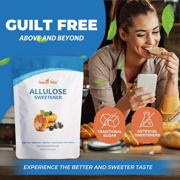 Allulose - All Purpose Sweetener | 4LB or 64oz/Bag (FIND POWDER)